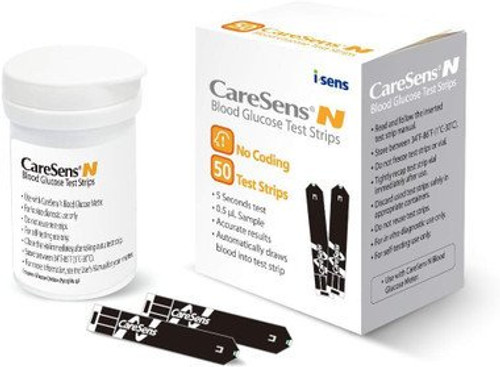 CareSens N Blood Glucose Test Strips (50 ct) CareSens N Blood Glucose Test Strips (50 ct)