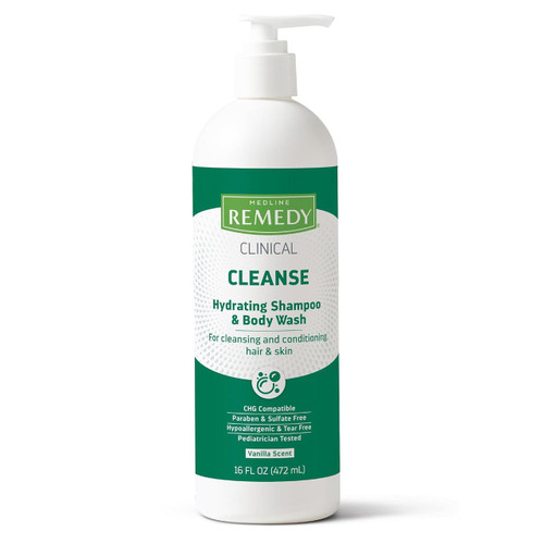Medline Remedy Clinical Hydrating Shampoo & Body Wash