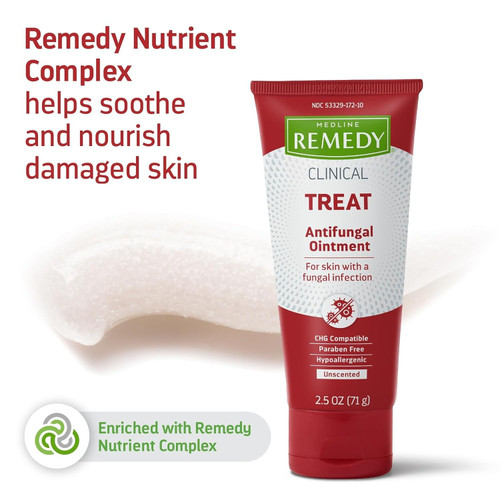 Medline Remedy Clinical Antifungal Ointment  2.5 Ounce