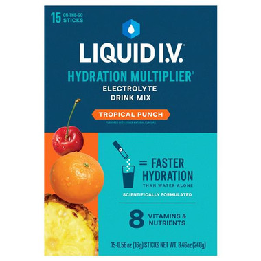 Box of Liquid I.V. Hydration Multiplier powder with 3x electrolytes