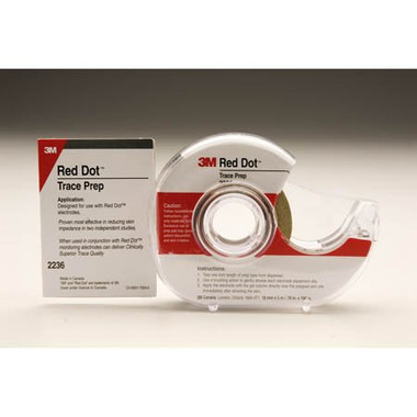 3M Red Dot Trace Prep roll width – 0.75 inches for versatile application
