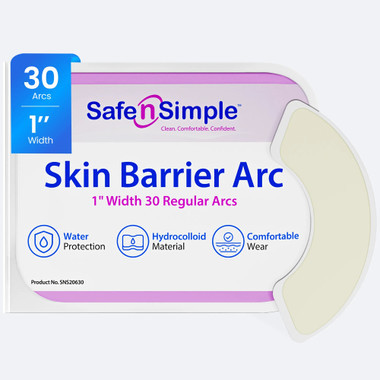 Safe N Simple Skin Barrier Arc 1" Waterproof packaging