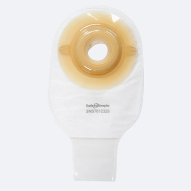 Safe N Simple 12" Convex Drainable Pouch 1-1/4" Precut packaging
