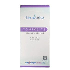 Latex-free Safe N Simple bordered dressing for sensitive skin care