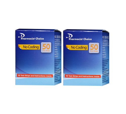 Clever Choice Auto-Code Voice Blood Glucose Test Strips 100