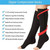 Overt Compression Zipper Socks - Knee High Zip, Open Toe & Solid Color Socks for Leg Support & Pain Relief - Black Overt Compression Zipper Socks - Knee High Zip, Open Toe & Solid Color Socks for Leg Support & Pain Relief - Black