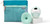 Motif Aura Glow wearable breast pump with built-in nightlight and complete kit on white background
