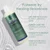TriDerma tea tree shampoo being massaged into scalp – cooling sensation from peppermint oil for refreshed, clean feeling