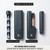 DIAVY pen case with dedicated slots for new and used sharps