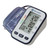 Clever Choice talking blood pressure monitor Model SDI-1886 with WHO chart reference – green, yellow, and red result categories