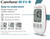 CareSens Fit S blood glucose monitoring system being held in hand – lightweight 50.5g design fits anywhere