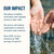 Non-GMO and gluten-free Liquid I.V. drink mix dissolving in water