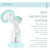Zomee Z1 breast pump with LCD screen – easy-to-read display for controlling pumping sessions