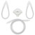BabyBuddha Tubing & T-Connector Kit – replacement accessory for BabyBuddha breast pumps