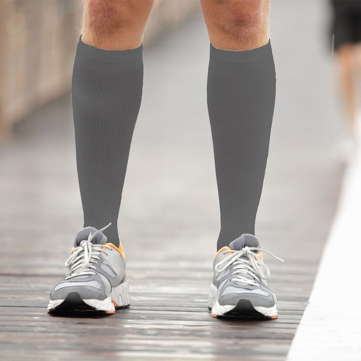 Active Pro Diabetic Socks Size 9 - 11 Crew  3 Pair Pack -Gray