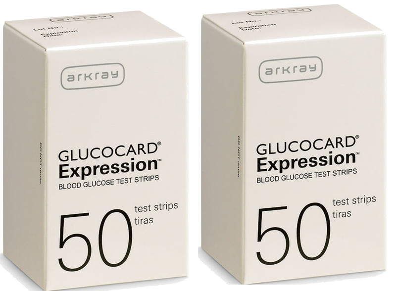 Arkray Glucocard Expression Blood Glucose 100 Test Strips Arkray Glucocard Expression Blood Glucose 100 Test Strips