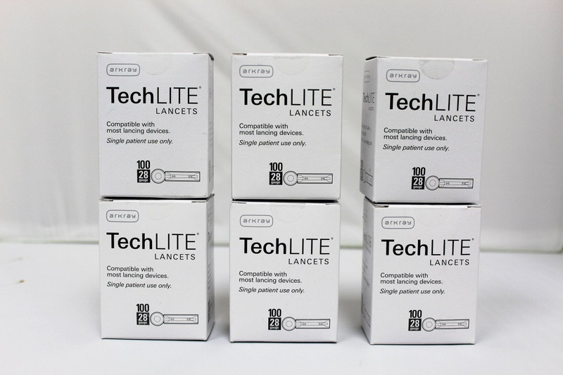 Arkray Tech LITE Lanccets 28G [ 6 Pack ]
