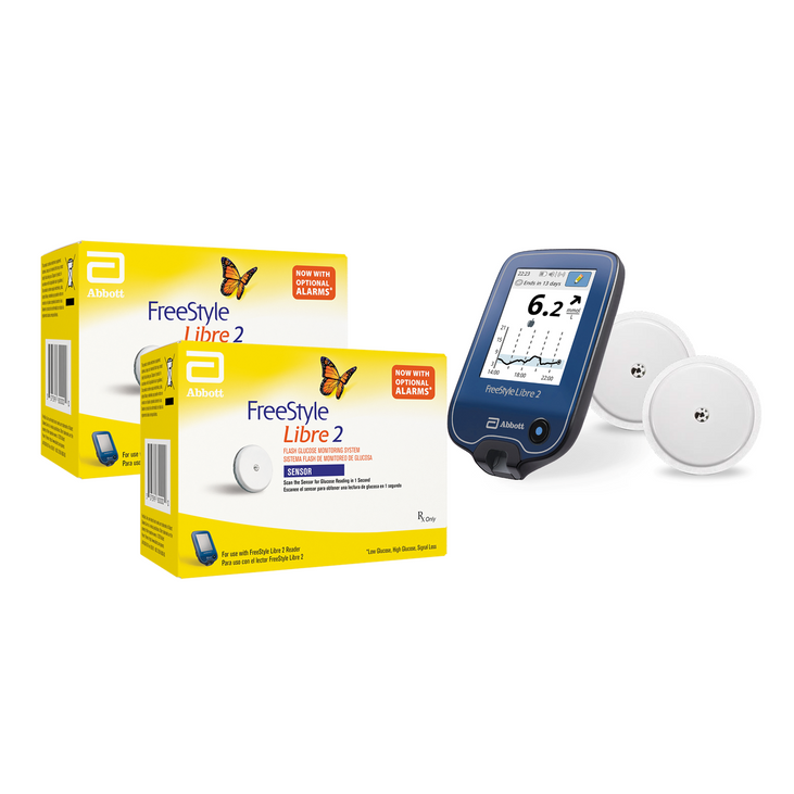 FreeStyle Libre 2 Reader with 2 Sensor Starter Kit FreeStyle Libre 2 Reader with 2 Sensor Starter Kit