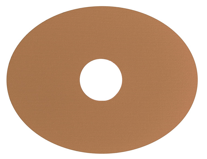 Oval Sports Grip for Abbott Libre - 10 Small Tan Patch Oval Sports Grip for Abbott Libre - 10 Small Tan Patch