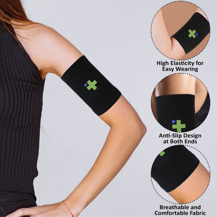 Dexcom G7 CGM Sports & Swim Armband Cover - Pewter Diabadass