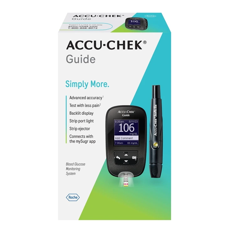 Accu Chek Guide Meter Kit For Glucose Care