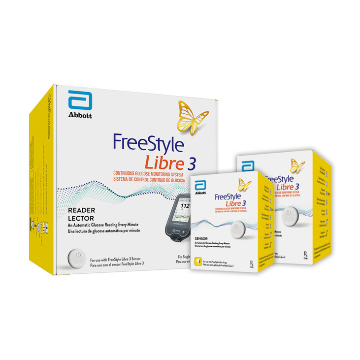 FreeStyle Libre 3 Reader with 2 Libre 3 sensors - 28 days Sensor FreeStyle Libre 3 Reader with 2 Libre 3 sensors - 28 days Sensor