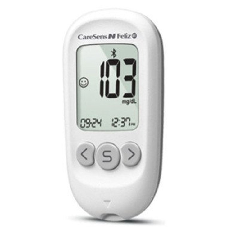 Caresens N Feliz Glucose Meter with 50 Test Strips Caresens N Feliz Glucose Meter with 50 Test Strips