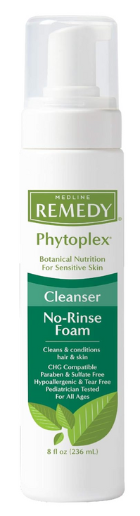 Remedy Clinical No-Rinse Foam Cleanser, Vanilla Scent, 8oz