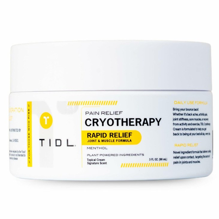 TIDL Cryotherapy Pain Relief Cream, 3 Oz, Targeted Neck Pain