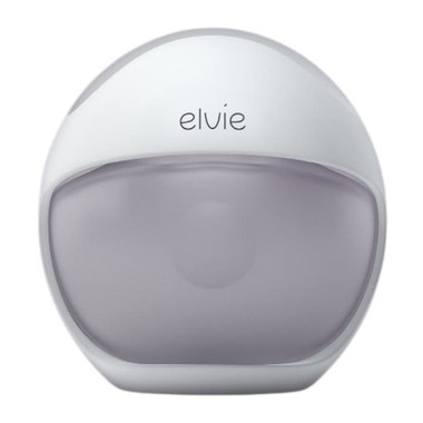 Elvie Curve manual breast pump wearable silicone design on white background