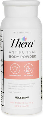 Thera Antifungal 2% Strength Powder Skin Protectant 3 oz Shaker Bottle By McKesson