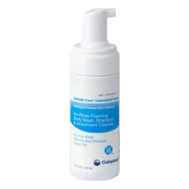Bedside-Care Rinse-Free Shampoo and Body Wash, Scented, 4.1 oz Pump Bottle