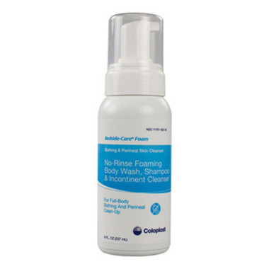 Bedside-Care Rinse-Free Shampoo and Body Wash, Scented, 8.1 oz Pump Bottle