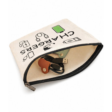 Overt Diabetic Supplies Pouch Set with Heart Charger, Cable, Charging Block, and Two Holders