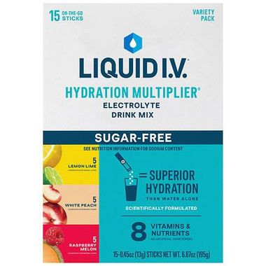 Dissolving stevia-sweetened powder for rapid hydration
