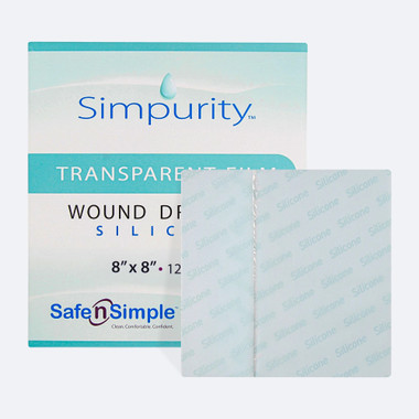 Latex-free Safe N' Simple transparent dressing for sensitive skin care
