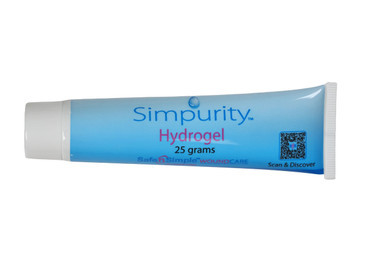 Safe N' Simple 25g hydrogel wound filler tube packaging