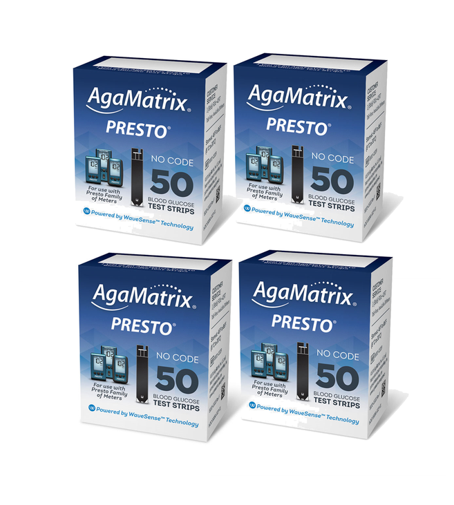 AgaMatrix Presto Test Strips - 200
