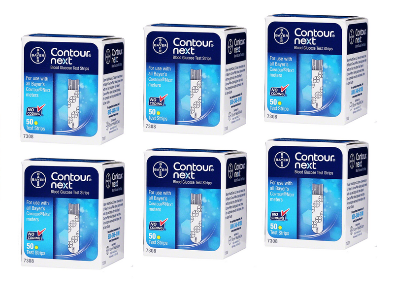 Bayer Contour Next Test Strips 50 6-pack 300 Strips