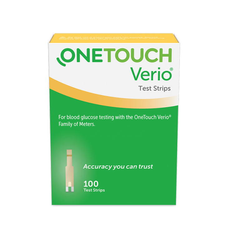 OneTouch Verio Test Strips 100 Strips OneTouch Verio Test Strips 100 Strips