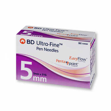 BD Ultra-Fine Short Pen Needles 31g 5/16 inch - 90 ea