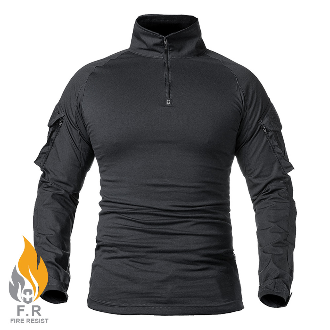 Frontline CPX Tactical Shirt FR Black - Frontline Safety Australia