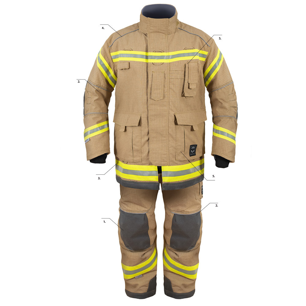 Fire Fighting TrouserPBI Gold Matrix