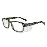 Wiley X Epic | Clear Lens w/ Gloss Black Demi Frame