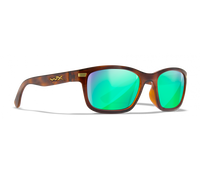 Wiley X Helix | Captivate Polarised Green Mirror Lens w/ Gloss Demi Frame