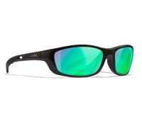 Wiley X P-17CGM | Captivate Polarised Green Mirror Lens w/ Gloss Black Frame