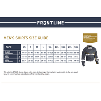Frontline CPX Tactical Shirt FR Ripstop Navy Hi-Vis