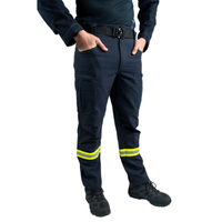 HPX Station ESO Pant FR Navy Hi-Vis Yellow