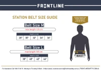 Frontline Fire Rescue Station Belt, Black