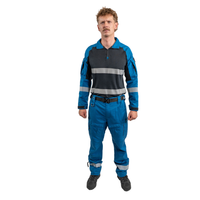 CPX Tactical Pants FR RIPSTOP Royal Blue Hi-Vis Silver